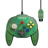 Controle N64 Com Fio Retro Bit Tribute 64 Para Nintendo 64 Porta Original Verde Floresta 