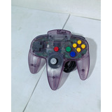 Controle Nintendo 64 N64 Manete Roxo Joystick Original