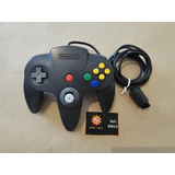 Controle Nintendo 64 N64 Preto Original Ref 023