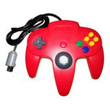 Controle Nintendo 64 Vermelho Paralelo Conexão