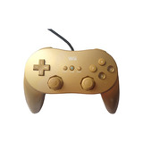 Controle Nintendo Wii Pro Controller Gold Dourado Original