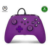 Controle O Xbox One Morado Powera Advantage Wired Sellado Color Violeta