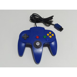 Controle Original Azul P Nintendo 64 analógico Com Folga 