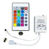 Controle Para Fita Led Rgb 3528 E 5050 Conector Bateria Tensão De Operação 12v 110v 220v