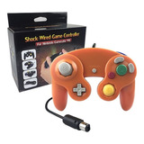 Controle Para Game Cube Nintendo Wii u Switch Pc Laranja