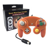 Controle Para Game Cube Nintendo Wii u Switch Pc Laranja