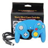 Controle Para Game Cube Nintendo Wii Wii U Switch Pc Azul