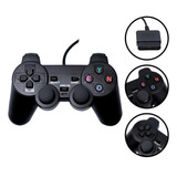 Controle Para Ps2 Cor Preto