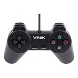 Controle Pc Modelo Ps1 Playstation Usb Plug And Play Preto