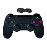 Controle Play 4 Com Fio Ps4 Led Joystick Video Game Pc Note