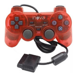 Controle Playstation 2 Analogico Com Vibração 17 Botões Jogo