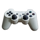 Controle Playstation 3 Branco Com Defeito Liga E Desliga 