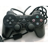 Controle Ps2 Duoshock 2 Original Sony Série A Black