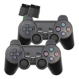 Controle Ps2 Sem Fio Play Manete Joystick Playstation Kit 2