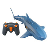 Controle Remoto 2 4g Mini Rc Tubarão Brinquedos Azul