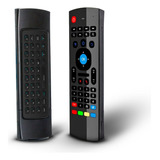 Controle Remoto Air Mouse Com Teclado P Tv Pc Box Projetor