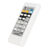 Controle Remoto De Ventilador Elétrico Universal Branco Abs