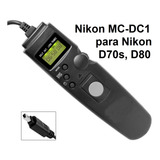 Controle Remoto Disparador Time Lapse Mc dc1 Nikon D70s D80