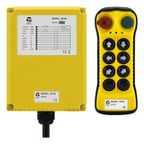 Controle Remoto Industrial De Velocidade Única 6 Botoes Talh