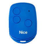 Controle Remoto Linear Hcs Transmissor Azul 3 Teclas Nice