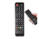 Controle Remoto Para Tv Samsung 4k Compativel Lcd Led Plasma Teclas Smart Hub E Futebol Com Pilhas Brinde Un32 Un40 Un43 Un48 Un50 Un55 U65 32j4000 Un40j5300agxzd