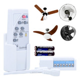 Controle Remoto Para Ventilador De Teto Pilhas Brinde
