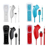 Controle Remoto Sem Fio Nunchuck Com Capa De Silicone