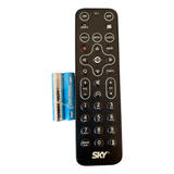 Controle Remoto Sky Hd Hdtv Ul1 Zapper Com Pilhas Original