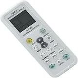 Controle Remoto Universal Para Ar-Condicionado - Compatível Com Todas As Marcas E Modelos- Tela LCD- Fácil De Programar- Funções Completas