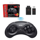 Controle S Fio Retro bit 8 button Arcade Pad Sega Genesis