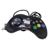 Controle Sega Saturn Original Cod 4 Preto Hss 0101
