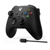 Controle Sem Fio Microsoft Xbox Series X s Carbon   Usb Cabo