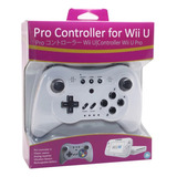 Controle Sem Fio Para Nintendo Wii U Pro Turbo Branco
