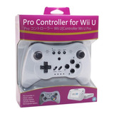 Controle Sem Fio Para Nintendo Wii U Pro Turbo Branco