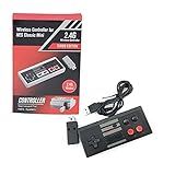 Controle Sem Fio Turbo Classic Mini Nintendo Nes Snes Wii Preto