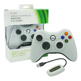 Controle Sem Fio Xbox 360 Receiver Branco