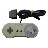 Controle Super Nintendo Original Joystick Snes Nes Game Top
