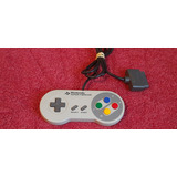 Controle Super Nintendo Snes Famicom Pronta Cor Cinza Claro