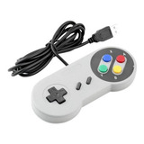 Controle Super Nintendo Snes Usb Para