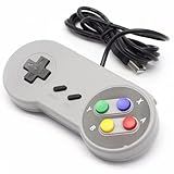 Controle Super Snes Usb Para Pc Notebook Video Games Retro