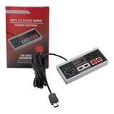 Controle Turbo Classic Mini Para Nes Nintendo Wii u Cinza