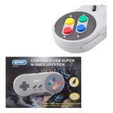 Controle Usb Knup Snes Super Nintendo Pc Mac Linux Raspberry