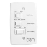 Controle Velocidade Ventilador Teto C capacitor 3 Fios Tron