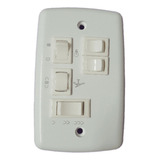 Controle Ventilador De Teto 4x2 C Capacitor 220v 3 Lampadas