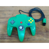 Controle Verde N64 Original Usado P  Nintendo 64 C  Nf e