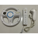 Controle Wii Remote Nunchuck Volante Originais Nintendo