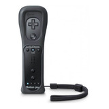 Controle Wii Remote Plus Compatível Com Nintendo Wii u Preto