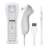 Controle Wii Remote Plus Nunchuk Para Nintendo Wii u Branc