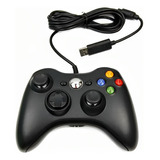 Controle Xbox 360 Com Fio Xbox Android Cor Preto Pc Ps3 