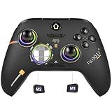 Controle Xbox Gamepad Compatível Com Xbox Series S Xbox Series X Xbox One E PC Analógico APLS Gatilhos De Hall RGB Com 9 Cores 4 Modos De Luz Função Auto Turbo Macro Função Teclas Traseiras